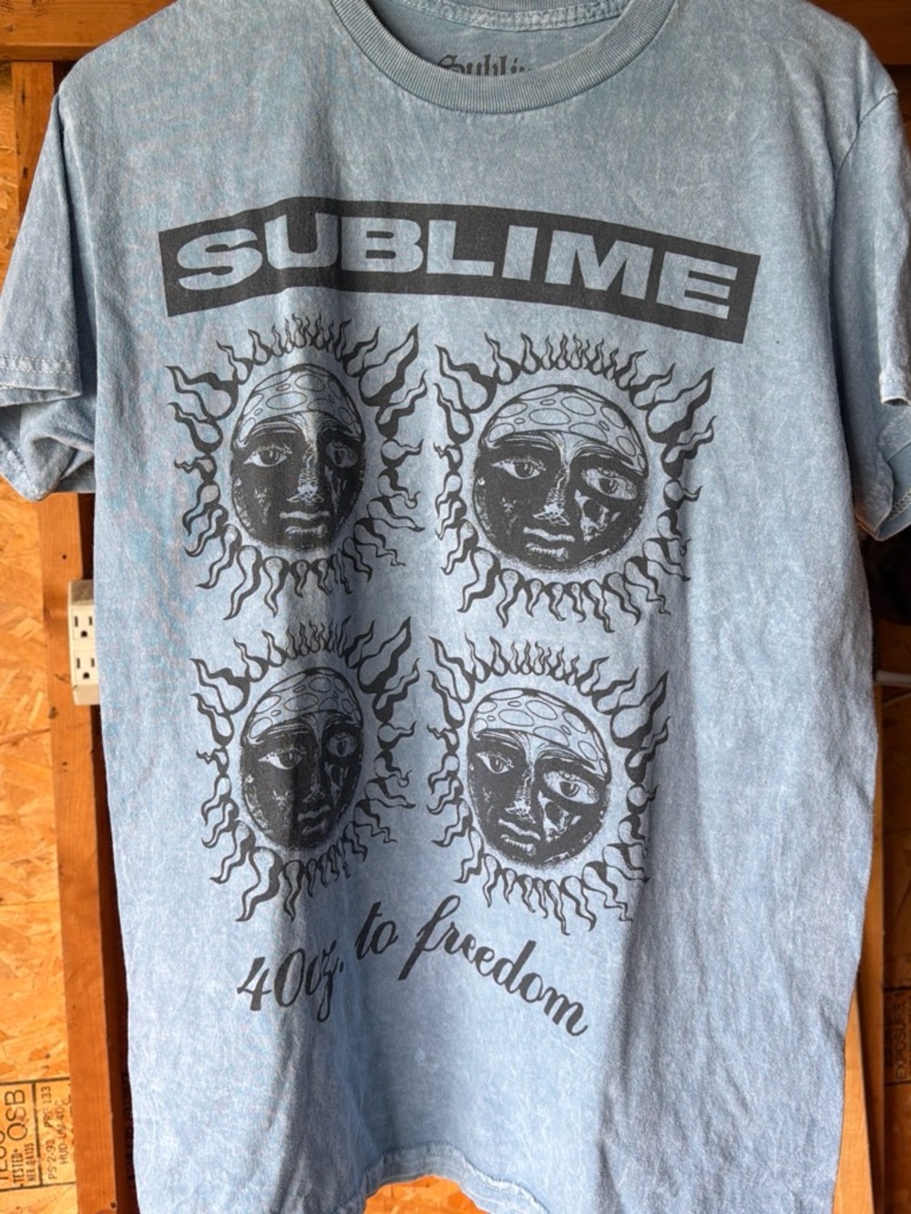 Sublime Men’s Light Blue Short-Sleeve Graphic Tee